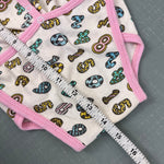 Load image into Gallery viewer, Vintage Popsicle Short Sleeve Number Print Bodysuit Romper 9 Months
