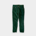 Load image into Gallery viewer, Crewcuts Boys' Stretch Corduroy Pants Green 6

