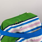 Load image into Gallery viewer, Mini Boden Short Sleeve Striped Pocket T-Shirt Green Blue 6-7 NWOT
