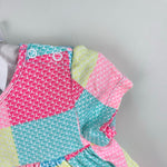 Load image into Gallery viewer, Vineyard Vines Patchwork Whale Short Sleeve Bodysuit Dress 12-18 Months
