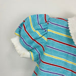 Load image into Gallery viewer, Vintage Healthtex Rainbow Stripe Short Sleeve Polo Shirt 2T USA
