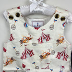 Load image into Gallery viewer, Classic Prep Childrenswear James Shortall Romper Circus Print 18-24 Months NWT
