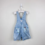 Load image into Gallery viewer, Vintage OshKosh B'gosh Acid Wash Captain OshKosh Shortalls 3T USA
