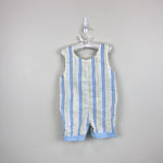 Load image into Gallery viewer, Vintage Bebe Glynne-Percy Friemanit Seersucker Pastel Romper 12 Months
