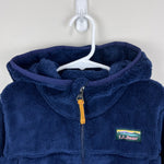 Load image into Gallery viewer, L.L. Bean Kids' Hi-Pile Fleece Jacket Bright Navy Small 8 NWT
