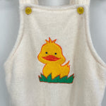 Load image into Gallery viewer, Vintage Snails &amp; Tails Terry Duck Sun Suit Romper 24 Months
