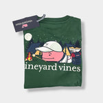 Load image into Gallery viewer, Vineyard Vines Boys' Glow-In-The-Dark Summer Camp Whale Pocket T-Shirt S NWT

