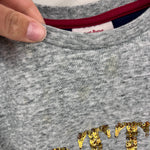 Load image into Gallery viewer, Mini Boden x Harry Potter Sequin Seeker Quidditch Dress Gray Marl 6-7
