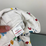 Load image into Gallery viewer, Hanna Andersson Make Believe Hoodie Zip Sweatshirt White 90 cm 3T
