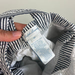 Load image into Gallery viewer, Ralph Lauren Seersucker Striped Flag Shortall Romper 6 Months
