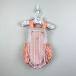 Load image into Gallery viewer, Vintage Lace Ruffle Sunsuit Romper Baby Girl

