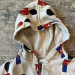 Load image into Gallery viewer, Bobo Choses Little Tin Soldiers Zipper Hoodie &amp; Jogging Pants Set 122 cm 6-7
