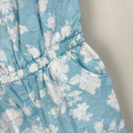 Load image into Gallery viewer, Janie and Jack Floral Jacquard Jumpsuit Sky Blue Floral 12-18 Months
