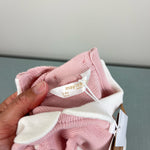 Load image into Gallery viewer, Mayoral Baby Girls Rose Knitted Bow Romper 2-4 Months NWT
