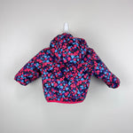 Load image into Gallery viewer, The North Face Girls Reversible Perrito Jacket Pink Floral 0-3 Months
