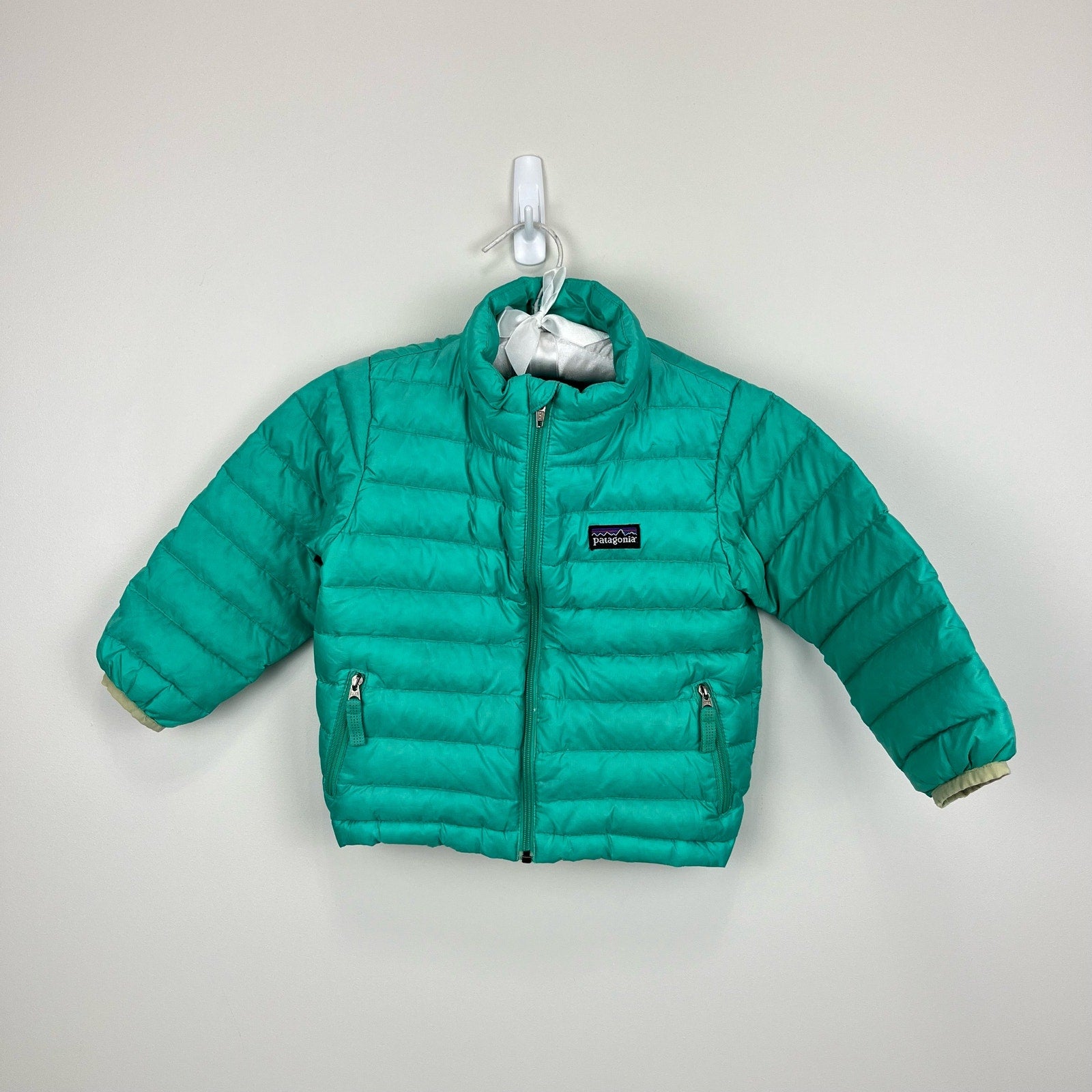 Patagonia Baby Down Sweater Coat Green 18-24 Months