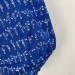 Load image into Gallery viewer, Kayce Hughes Blue Alphabet Sun Suit Bubble Romper 12 Months
