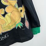 Load image into Gallery viewer, Vintage The Lion King Long Sleeve Black Simba T-Shirt 5T USA
