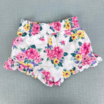 Load image into Gallery viewer, Janie and Jack Floral Ruffle Hem Shorts 6-12 Months
