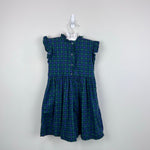 Load image into Gallery viewer, Tuktuk Designs Holiday Plaid Ruffle Dress 5-6
