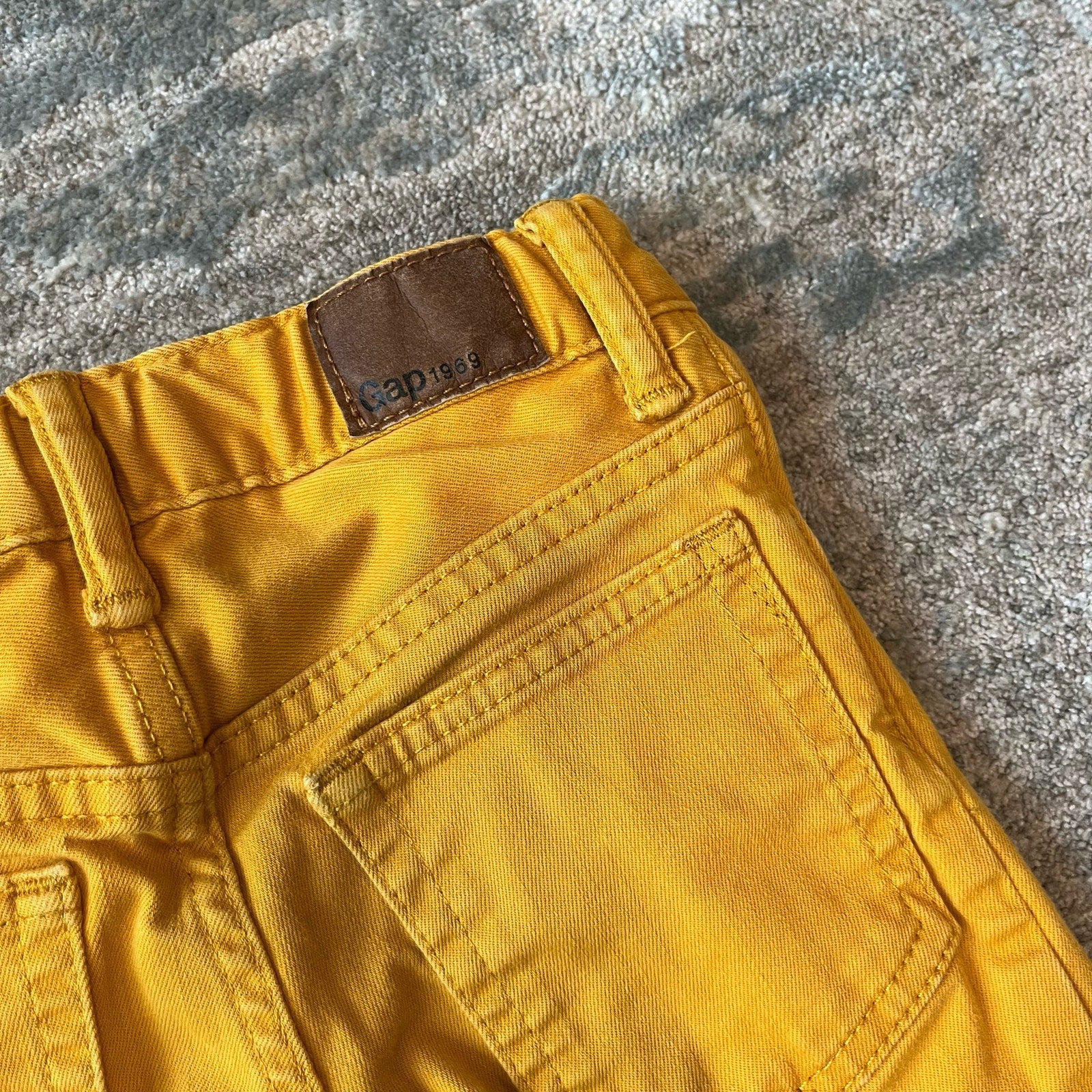 Gap Boys Golden Yellow Slim Fit Jeans Pants 5T