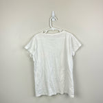 Load image into Gallery viewer, J. Crew Girls White Rainbow Heart Pocket T-Shirt 12
