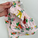 Load image into Gallery viewer, Mini Boden Stripy Smocked Dress in Boto Pink Jungle Print 3-6 Months NWOT
