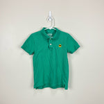 Load image into Gallery viewer, Crewcuts Everyday Critter Polo Shirt Green Smiley 6-7
