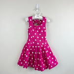 Load image into Gallery viewer, Vintage Amy Too! Pink Polka Dot Party Dress 4T
