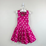 Load image into Gallery viewer, Vintage Amy Too! Pink Polka Dot Party Dress 4T
