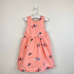 Load image into Gallery viewer, Petit Peony Peach Pink Chicken Scallop Sun Dress 5T
