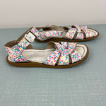 Load image into Gallery viewer, Salt Water Original Girls Floral Leather Sandals 13
