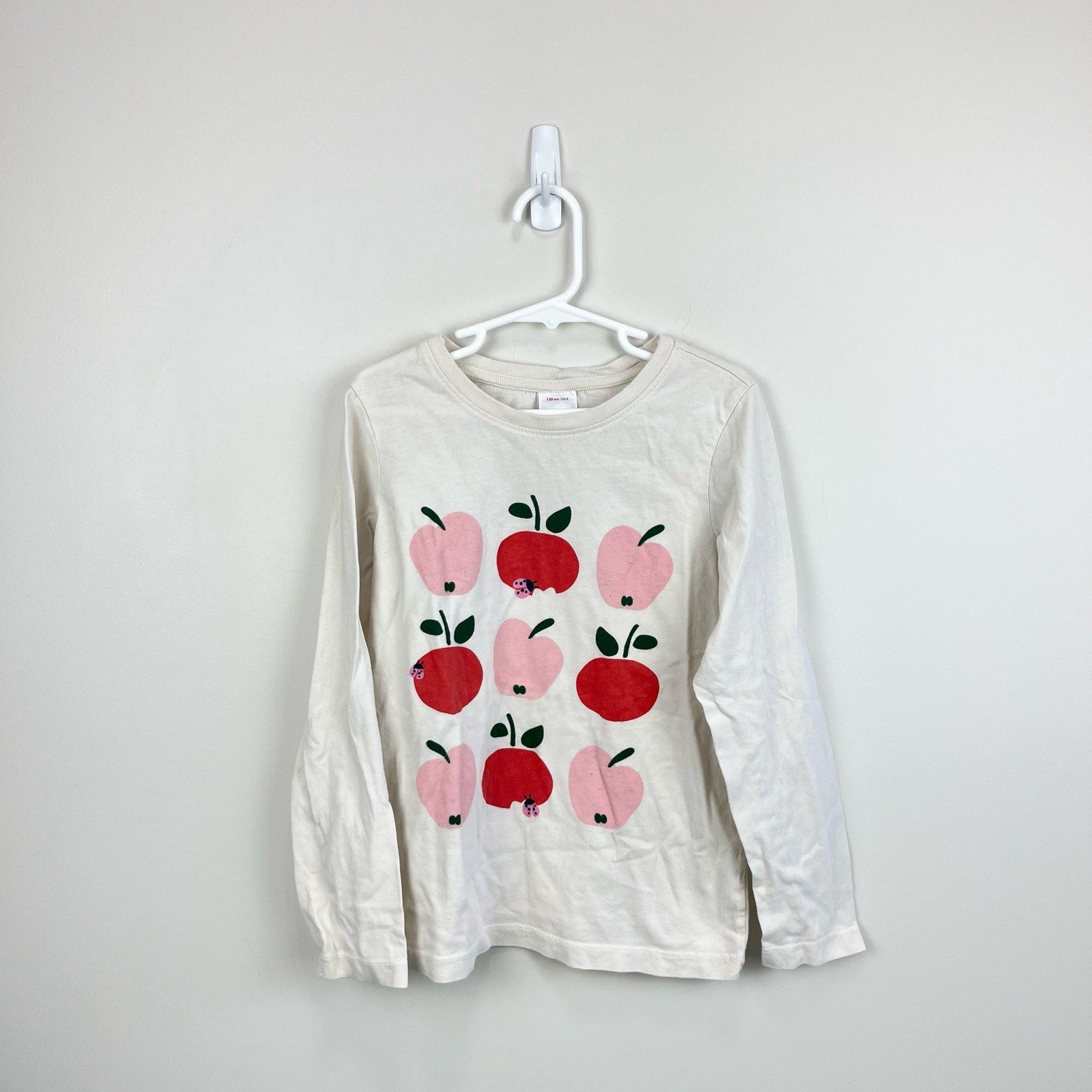 Hanna Andersson Long Sleeve Apple Tee 130 cm 8