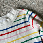 Load image into Gallery viewer, Hanna Andersson Rainbow Striped Pajamas 80/85 cm 2T
