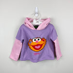 Load image into Gallery viewer, Vintage Y2K Sesame Street Zoe Purple Pink Hoodie Sweatshirt 3T
