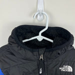 Load image into Gallery viewer, The North Face Reversible Mount Chimbo Full-Zip Hooded Jacket Blue Black 4T
