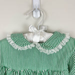 Load image into Gallery viewer, Vintage Bryan Green Striped Dress 18 Months USA
