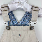 Load image into Gallery viewer, Vintage Y2K Tommy Hilfiger Khaki Jumper Dress 12-18 Months
