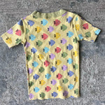 Load image into Gallery viewer, Hanna Andersson Yellow Fish Short John Pajamas 110 cm 5T
