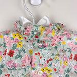 Load image into Gallery viewer, Bonpoint Floral Ruffle Long Sleeve Blouse Top 6 Months
