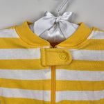 Load image into Gallery viewer, Hanna Andersson Yellow Striped Pajamas 50 cm 0-3 Months

