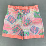 Load image into Gallery viewer, Vintage Little Brooke Neon Fish Shorts 3T
