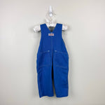 Load image into Gallery viewer, Vintage Liberty Cracker Jack Overalls Blue 12 Months USA

