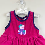 Load image into Gallery viewer, Vintage Teddy Bear Ruffle Overalls 18 Months
