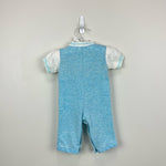 Load image into Gallery viewer, Vintage Healthtex Blue Striped Coverall 6 Months USA
