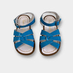 Load image into Gallery viewer, Saltwater Original Girls Blue Sandals 9
