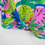 Load image into Gallery viewer, Mini Boden Tie Front T-Shirt Multi Tropical Fruit 8-9
