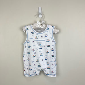 Kissy Kissy Pima Cotton Nautical Playsuit Romper 6-9 Months