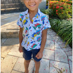 Load image into Gallery viewer, Vintage OshKosh B'gosh Tropical Collared Shirt 24 Months USA
