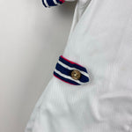 Load image into Gallery viewer, Vintage White Sailor Suit Romper 18 Months
